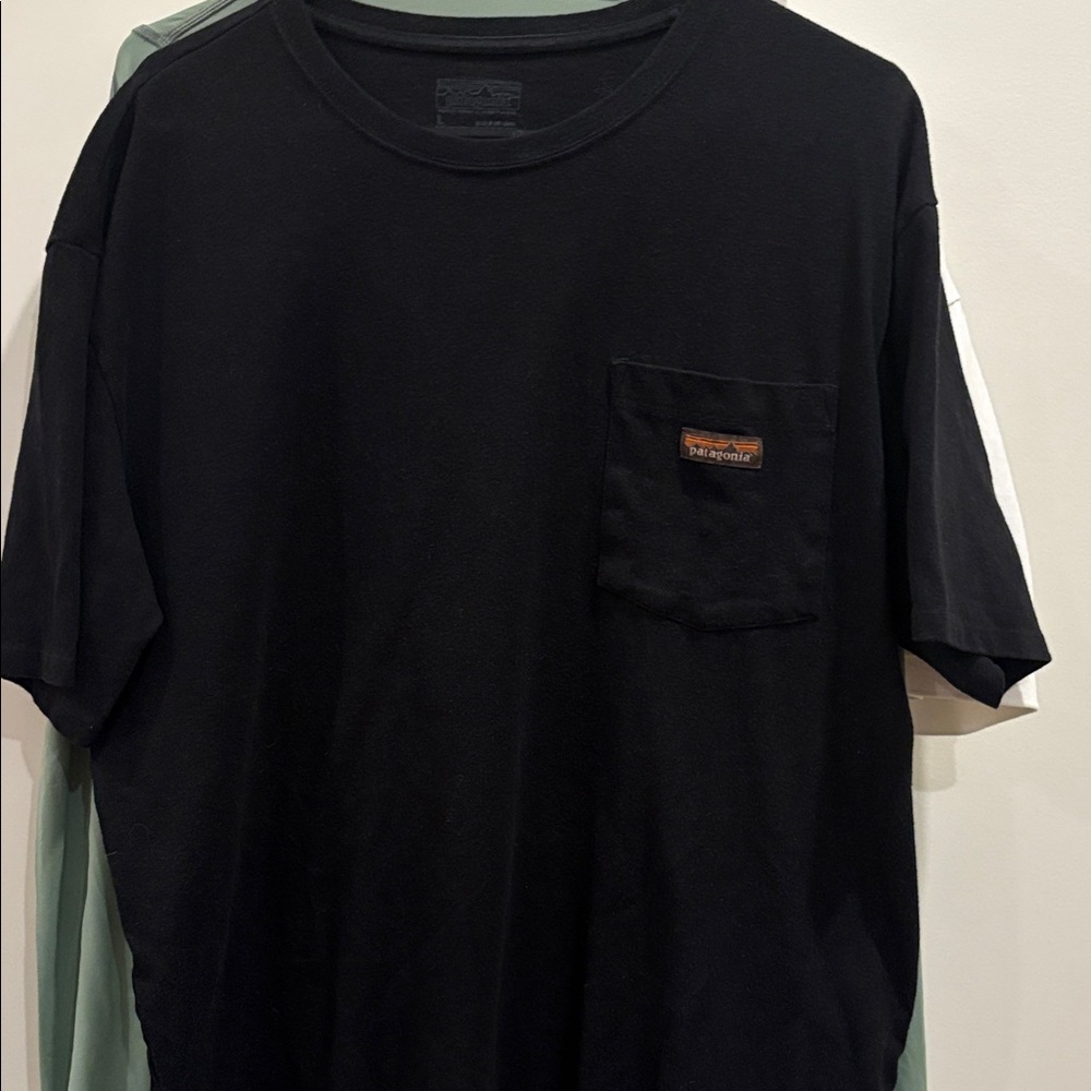 Patagonia Men's Black Short Sleeve Tee